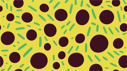 Trendy seamless pattern of geometric shapes and doodles. Hand drawn trendy abstract illustrations. Abstract seamless pattern. Memphis style background.