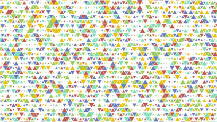 Colorful colourful abstract geometric mosaic triangle background design with simple shapes