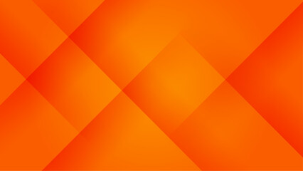 Orange vector abstract background with simple geometric shapes - obrazy, fototapety, plakaty