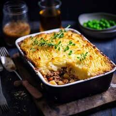 Shepherd's Pie: Classic Ground Meat Pie with Mashed Potato Topping