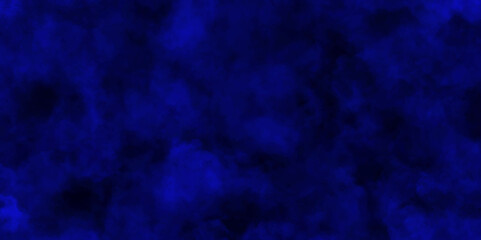 Fototapeta na wymiar Abstract sky blue and black textured smoke. smoke fog misty texture overlay on dark blue. illustration of colored hexagons on blur surface. Paranormal blue mystic smoke, clouds for movie.