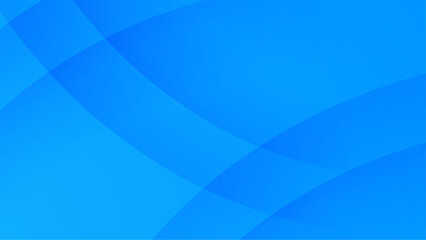 Blue vector gradient abstract background with shapes elements