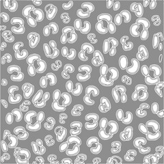 seamless pattern with geometric tiger Skin 