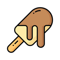 Ice cream cup in modern style, ready to use and download