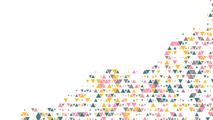 Colorful colourful modern vector abstract geometric background with triangle simple shapes graphic pattern