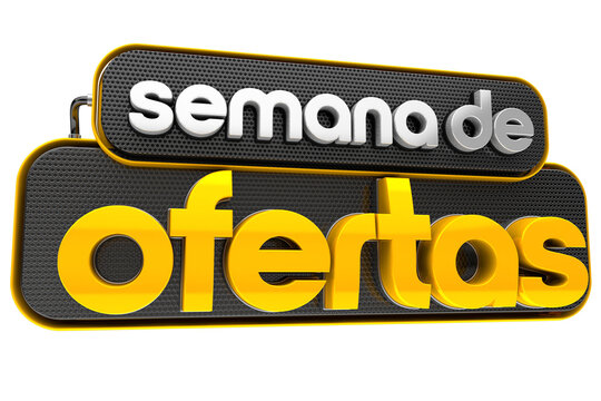 SELO 3D SEMANA DE OFERTAS