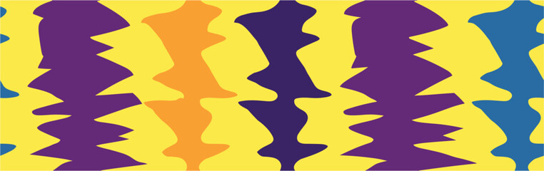 Trendy colors. Vivid color abstract modern background. Background in paper style. Abstract paper cut background illustration vector. Seamless.