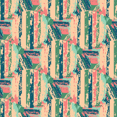 circle round from  grunge scratches and attrition stripes brush,  Seamless pattern random dusty navy, blue, pink and yellow Fashionable texture background for wallpaper, wrapping product, textile