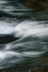 water flowing into the water