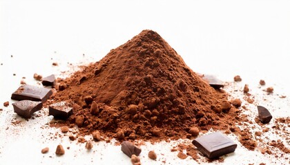 chocolate with cocoa powder