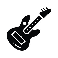 A string musical instrument vector design, premium icon of guitar in modern style