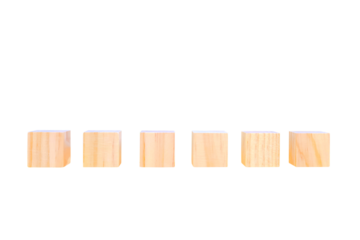 Wooden geometric shapes cube for conceptual design. Education game. isolated on a white background.PNG	
