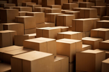 Parcel carton delivery shipping package boxes background business cargo storage mail stack container cardboard