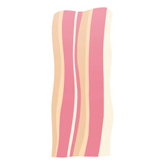 Bacon strip cartoon