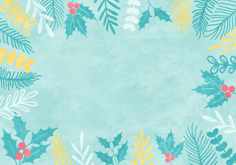 クリスマスのフレーム