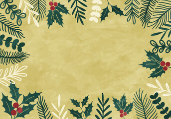 クリスマスのフレーム