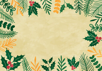 クリスマスのフレーム