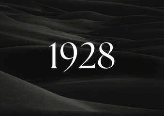 Vintage 1928 birthday, Made in 1928 Limited Edition, born in 1928 birthday design. 3d rendering flip board year 1928. - obrazy, fototapety, plakaty