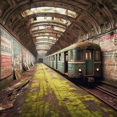 Abandoned subway station