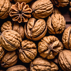 Autumn's Nutty Delight A Walnut Close Up