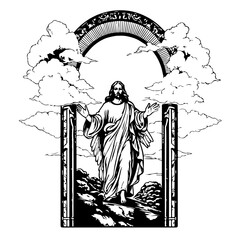 Jesus and the Gates of Heaven outline
