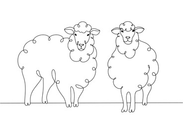 Sheep. One line