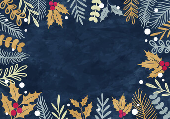 クリスマスのフレーム