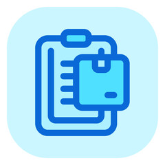 Editable delivery checklist vector icon. Shipping, delivery, e-commerce, transport, logistics. Part of a big icon set family. Perfect for web and app interfaces, presentations, infographics, etc