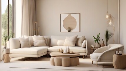 Modern Minimalist Living Room Design.