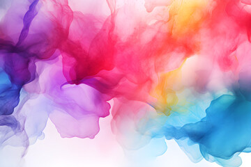 abstract colourful ink and water wash background - obrazy, fototapety, plakaty