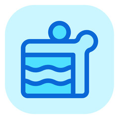 Editable a slice of cake vector icon. Bakery, cooking, food. Part of a big icon set family. Perfect for web and app interfaces, presentations, infographics, etc