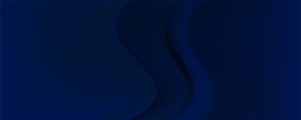 Dark blue premium background design with diagonal dark blue line pattern. Premium background design with diagonal dark blue stripes pattern. Vector horizontal template for digital luxury