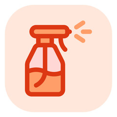 Editable water sprayer, spray bottle vector icon. Gardening, lanscaping, hygiene. Part of a big icon set family. Perfect for web and app interfaces, presentations, infographics, etc