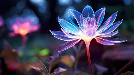 purple and yellow flower