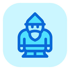 Editable gnome vector icon. Gardening, lanscaping, decoration. Part of a big icon set family. Perfect for web and app interfaces, presentations, infographics, etc
