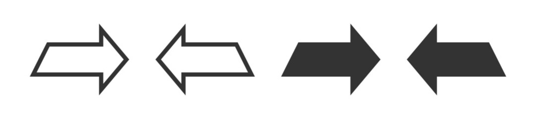 Fototapeta na wymiar Left right icon. Vector illustration.