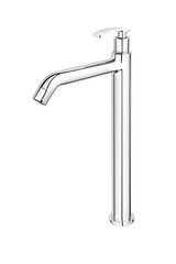 Washbasin mixer extra high Serie Elio with up and down pop-up waste