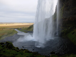 Obraz premium Waterfalls of Iceland Ring Road