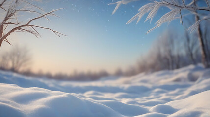 Winter snow background with snowdrifts, wallpaper