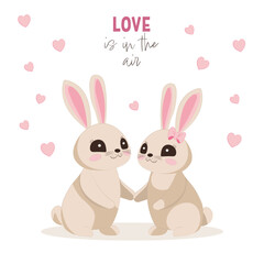 Valentine´s day bunnies