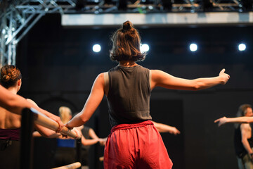 Fototapeta premium A dancer in the theatre