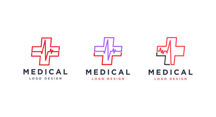 Obraz premium vector medical logo for health service symbol