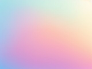Abstract pastel holographic blurred grainy gradient banner background texture Colorful digital...