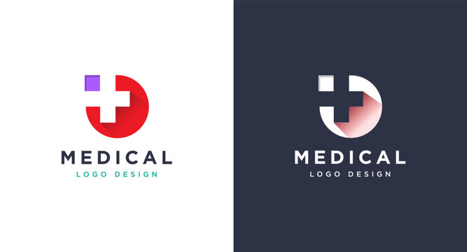 vector medical logo for health service symbol