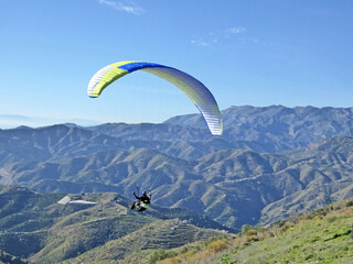 Paragliding from Itrabo in Andalucia, Spain	