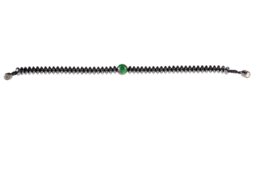 Pulseira de hematita e quartzo verde. Formato de arquivo png fundo transparente.