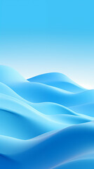 Abstract blue dunes wallpaper. Smooth and clean vector curves.