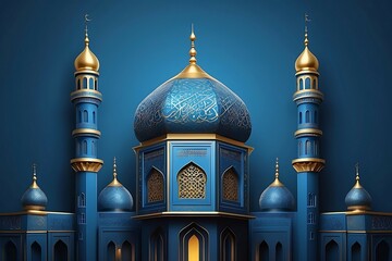 Ramadan Mubarak Post Design - obrazy, fototapety, plakaty