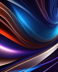 Neon Fluid Abstract Backgrounds - Vibrant and Dynamic