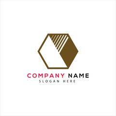 company icon in different style vector